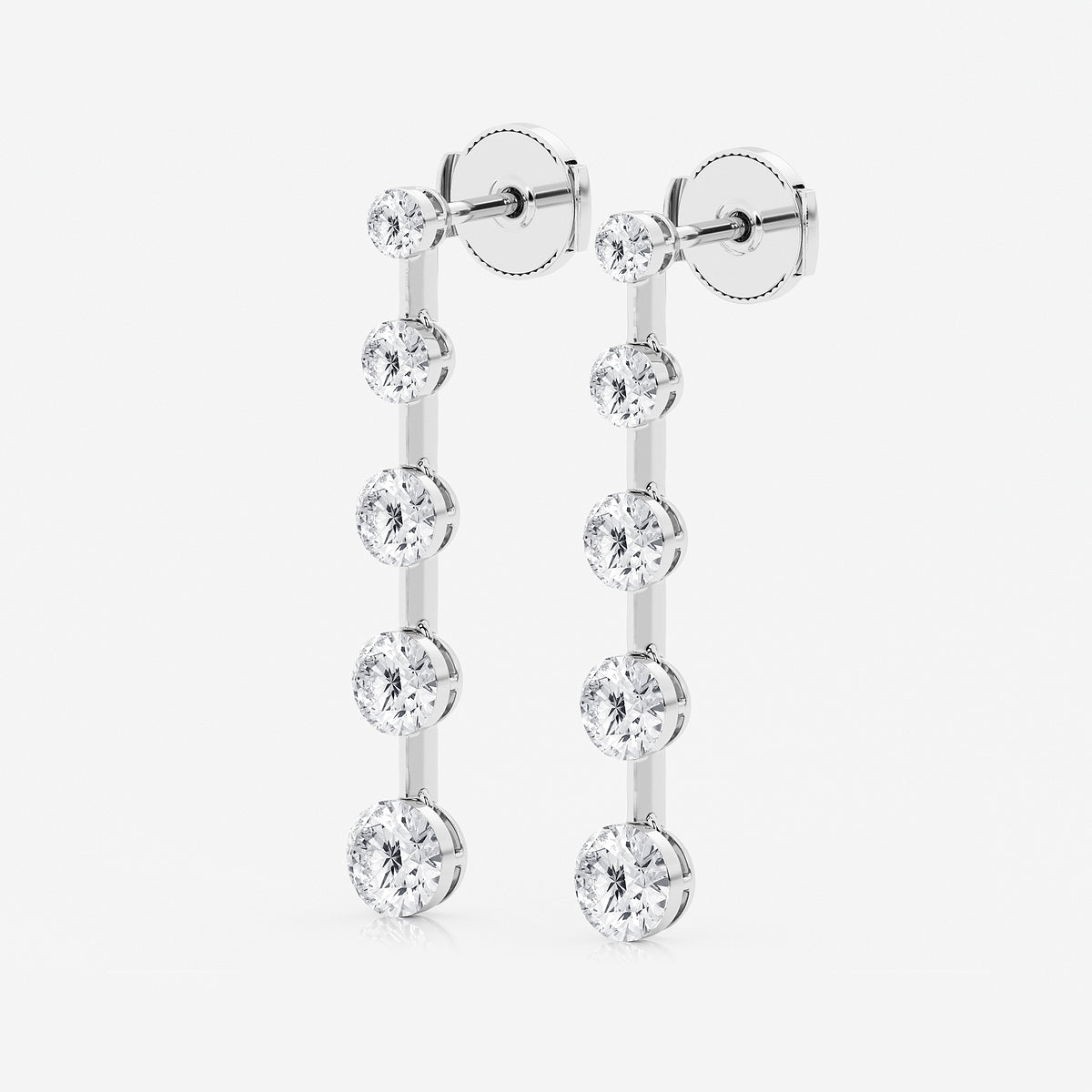 Boundless Drop    14K White Gold, DE, VS1