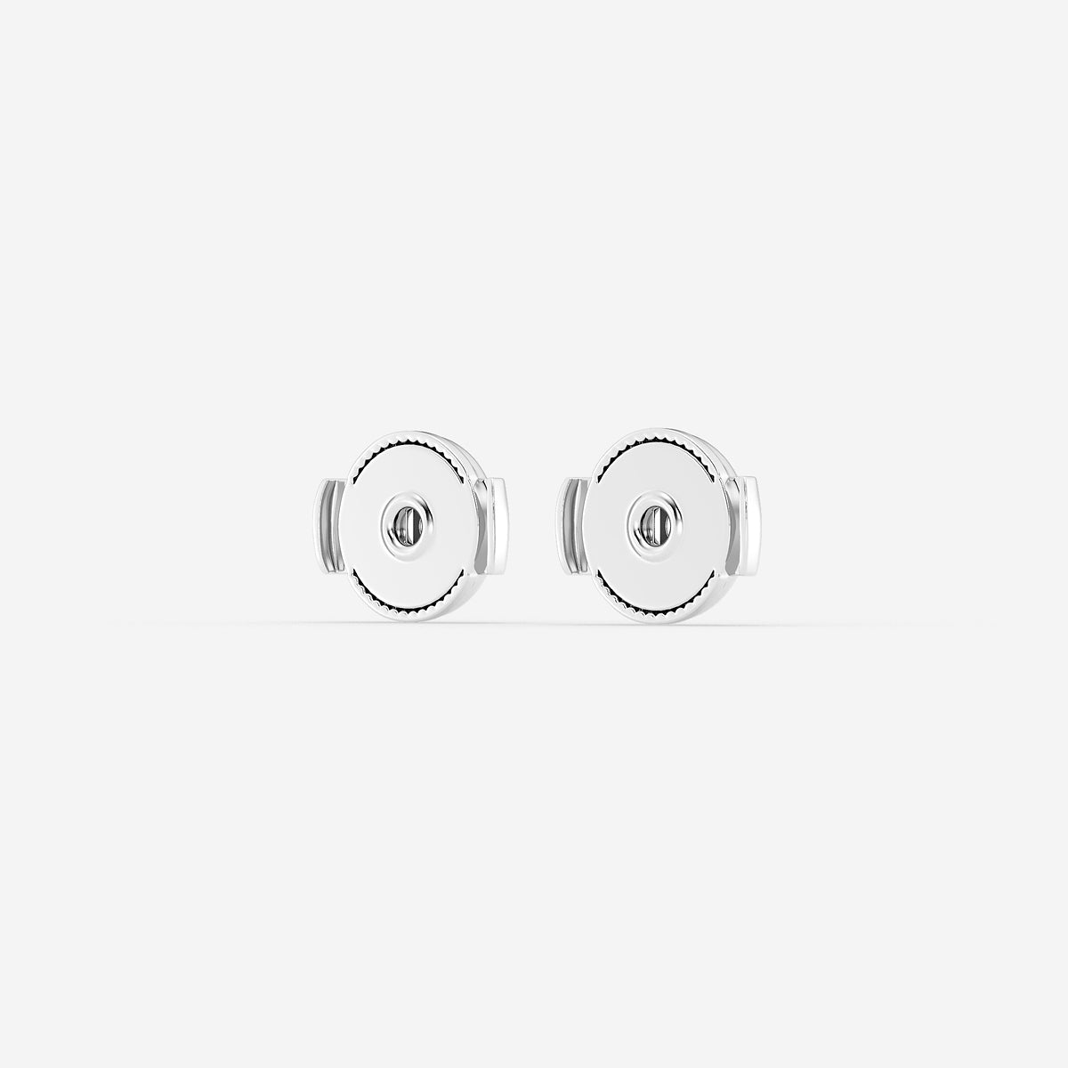 Medium Replacement Guardian Earring Backs    Platinum