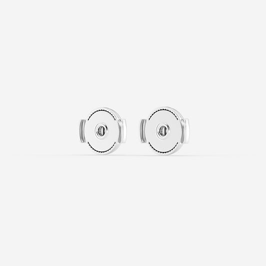 Medium Replacement Guardian Earring Backs    Platinum