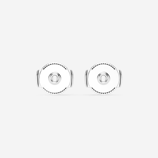 Large Replacement Guardian Earring Backs    Platinum
