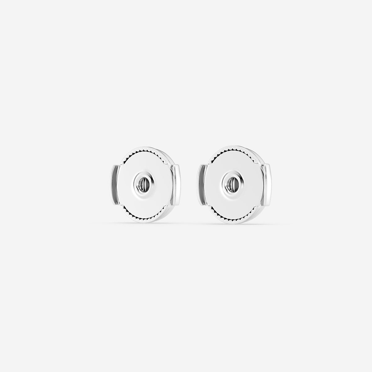Large Replacement Guardian Earring Backs    Platinum