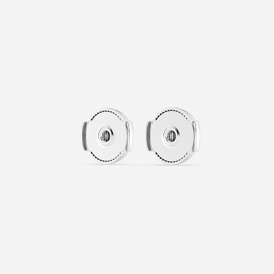 Large Replacement Guardian Earring Backs    Platinum