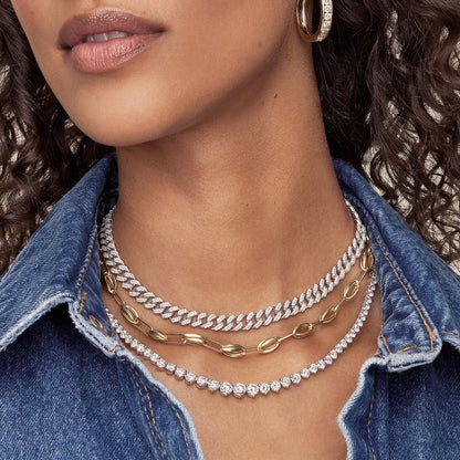 Cuban Link Diamond Necklace