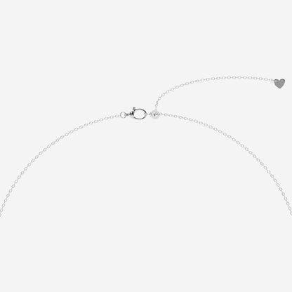 Adjustable Choker Tennis Diamond Necklace in 14K White Gold - 5 CTW | DE, VS1