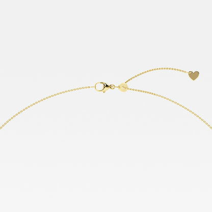 Marquise & Emerald Diamond Station Necklace