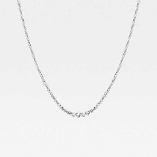 Diamond Graduated Riviera Necklace