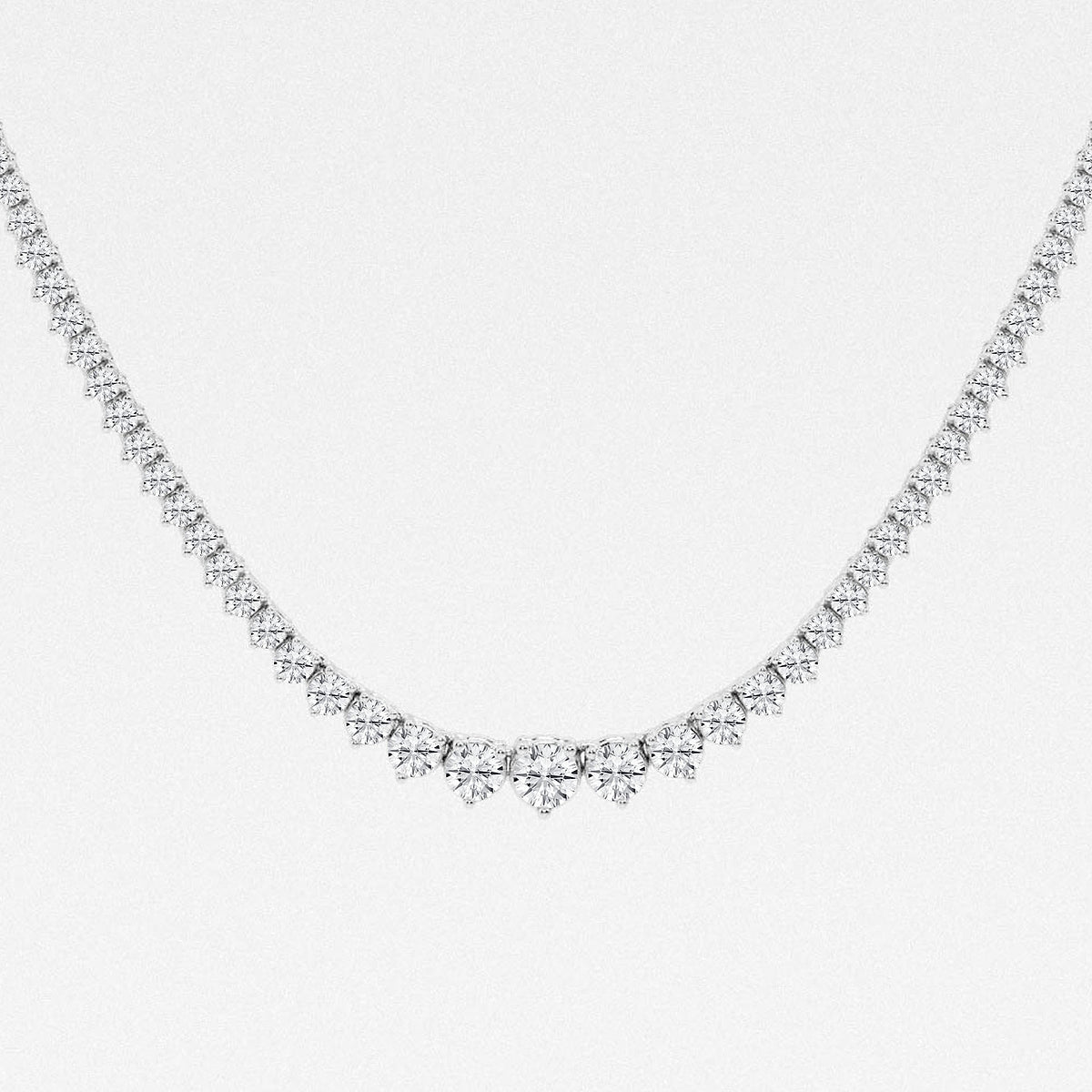 Diamond Graduated Riviera Necklace