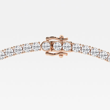 Four-Prong Tennis Diamond Necklace