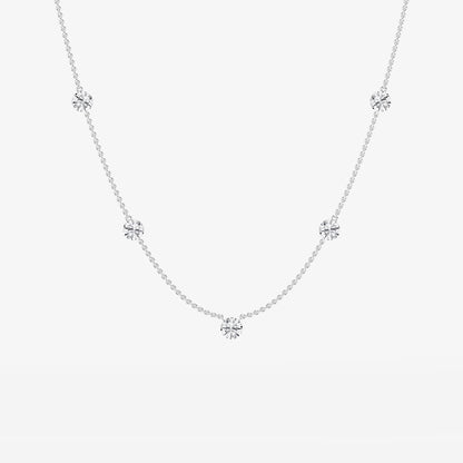Boundless Diamond Station Necklace