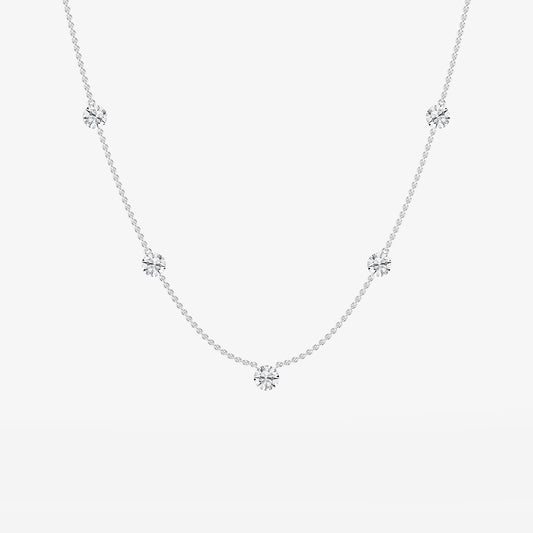 Boundless Diamond Station Necklace