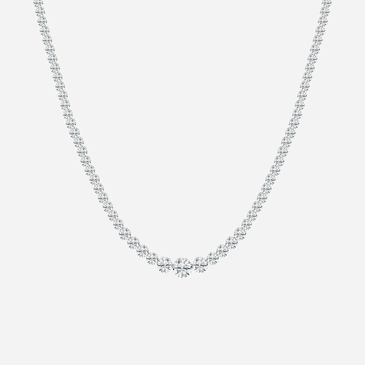 Boundless Riviera Diamond Tennis Necklace
