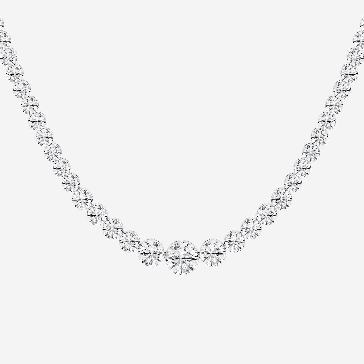 Boundless Riviera Diamond Tennis Necklace