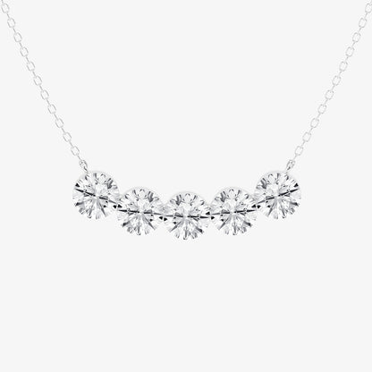 Boundless Arc Diamond Pendant