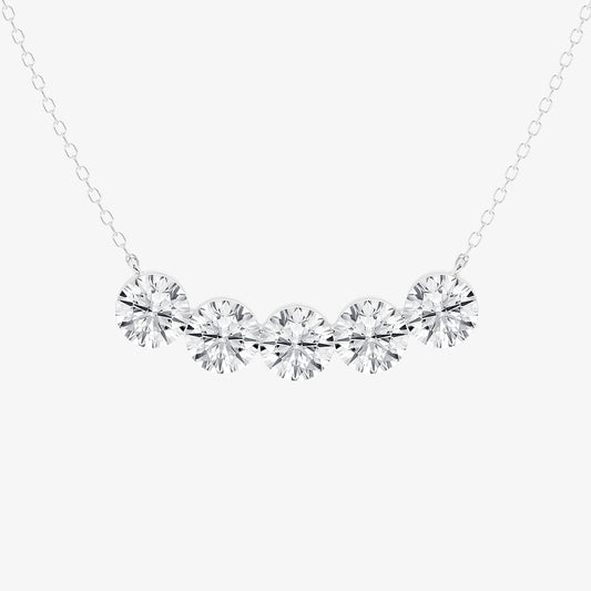 Boundless Arc Diamond Pendant