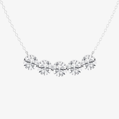 Boundless Arc Diamond Pendant