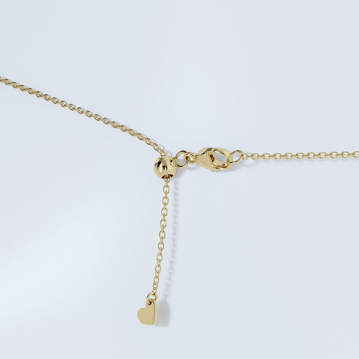 Diamond Petite Pavé Heart Pendant