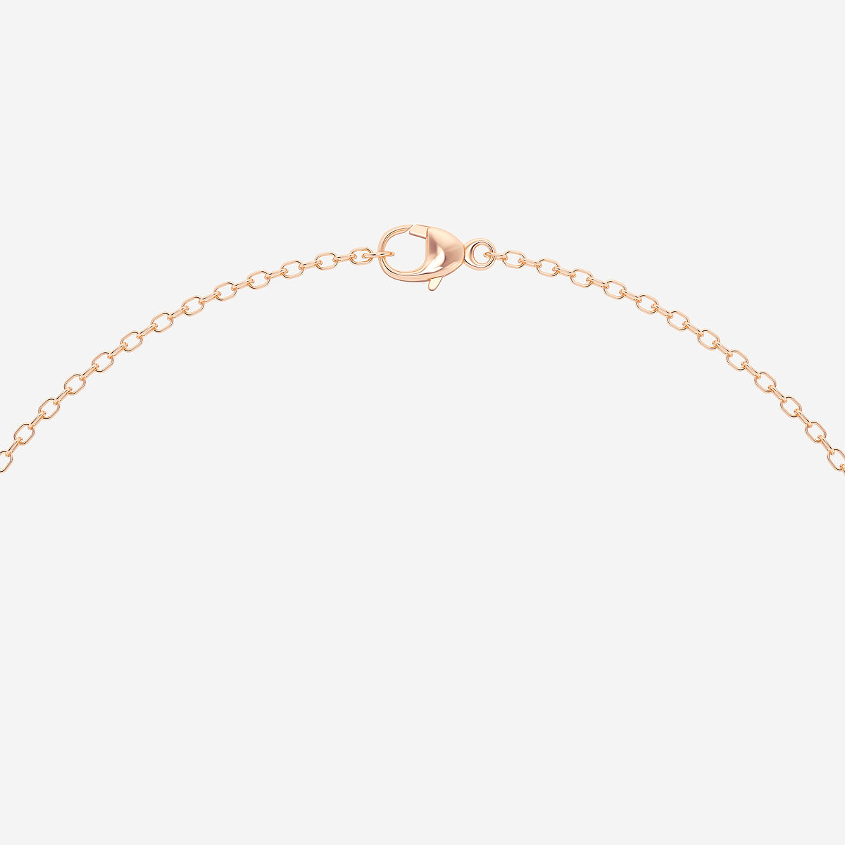 Pear Diamond Knot Pendant in 14K Rose Gold