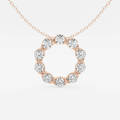 Circle Diamond Pendant
