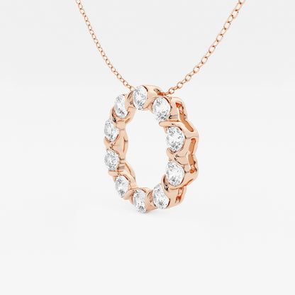 Circle Diamond Pendant
