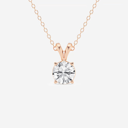 Split Bail Solitaire Diamond Pendant