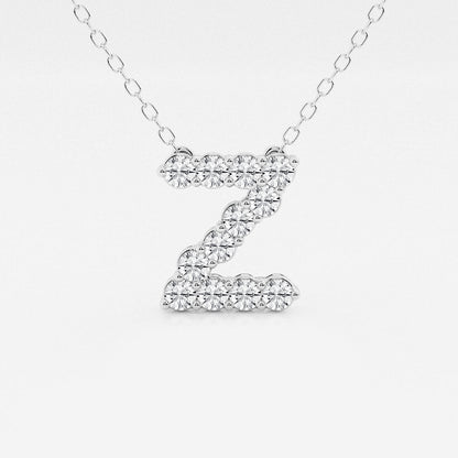 Initial Z Personalized Diamond Pendant