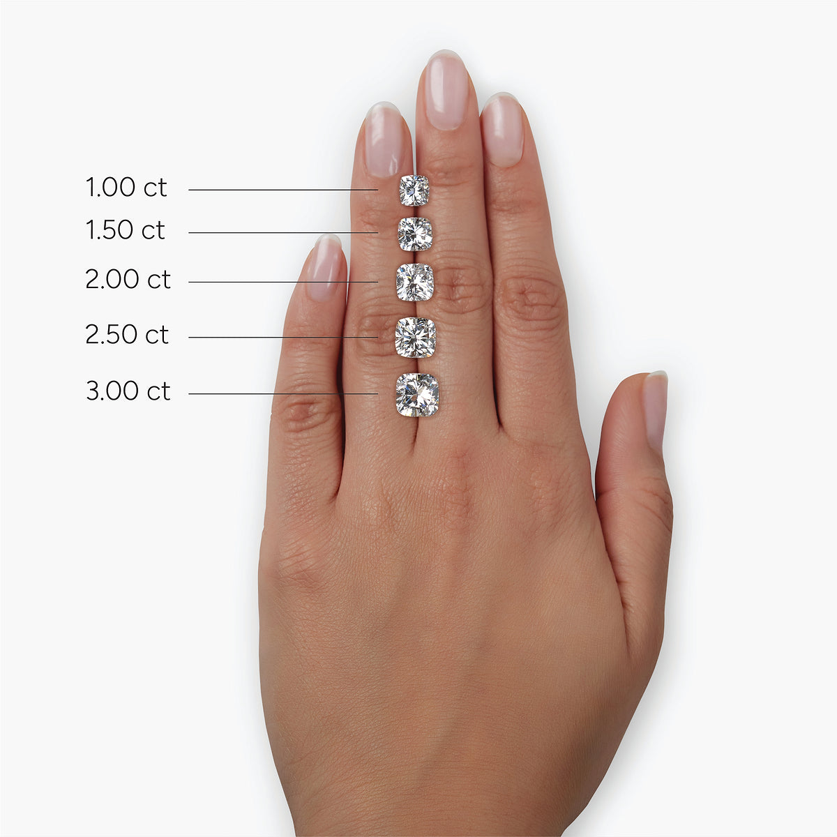 Ara Cushion Diamond Floating Marquise Halo Ring in Platinum - 2.75 CTW