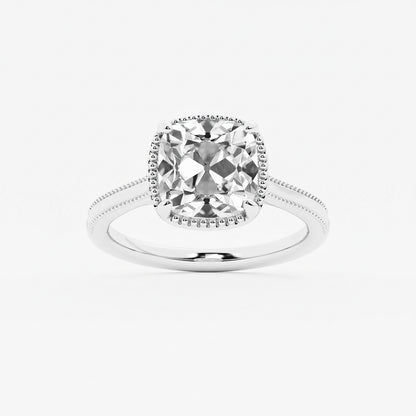 Victoria Old Mine Cut Diamond Vintage Solitaire Ring