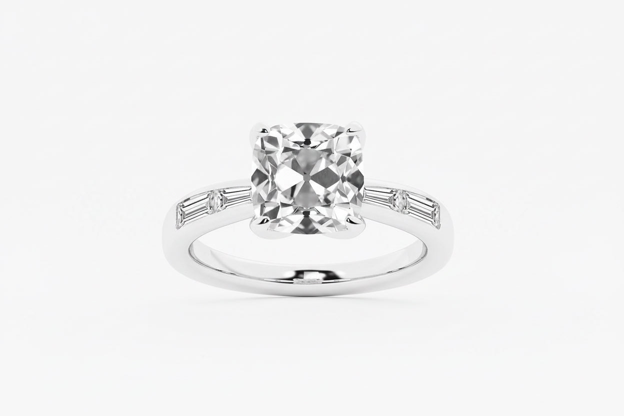 Arwa Old Mine Cut Diamond Vintage Ring