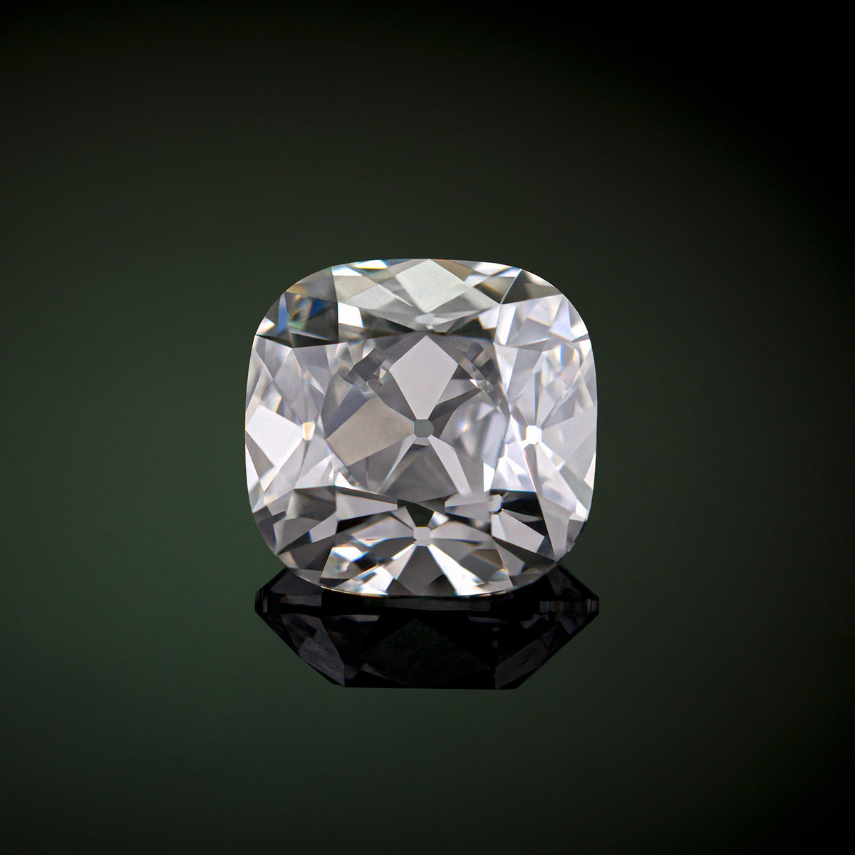 Victoria Old Mine Cut Diamond Vintage Solitaire Ring