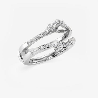 Georgina 1/4 ctw Round Lab Grown Diamond Crown Ring Enhancer