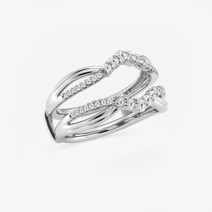 Gemma Round Lab Grown Diamond Graduated Ring Enhancer