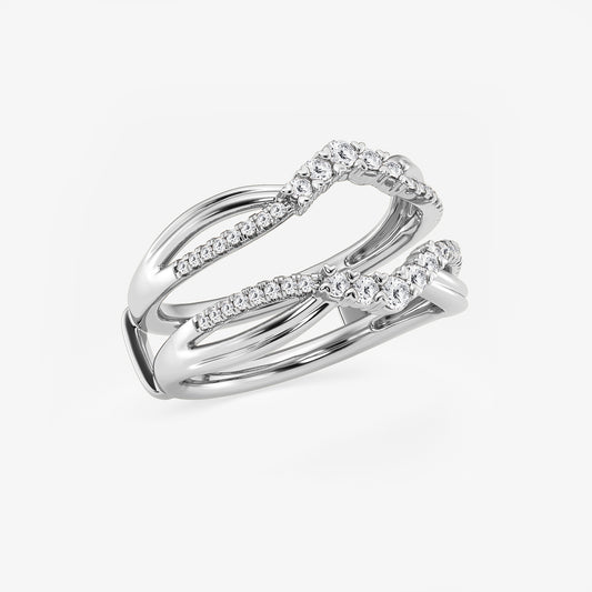 Gemma Round Lab Grown Diamond Graduated Ring Enhancer