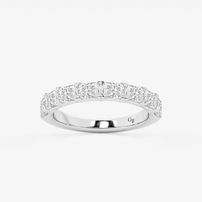 Brianna 1 5/8 ctw Radiant Lab Grown Diamond East-West Anniversary Band    14K White Gold, DE, VS1