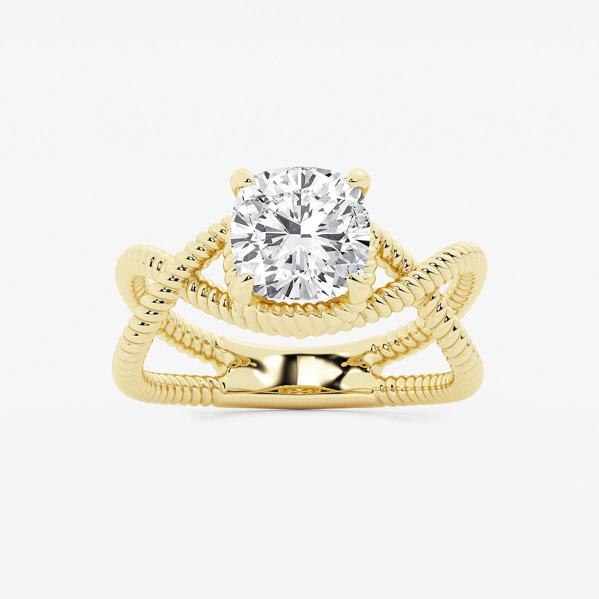 Isla Cushion Diamond Solitaire Engagement Ring