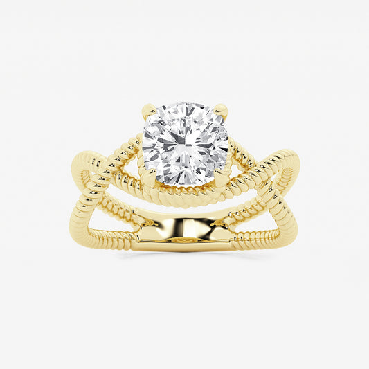 Isla Cushion Diamond Solitaire Engagement Ring