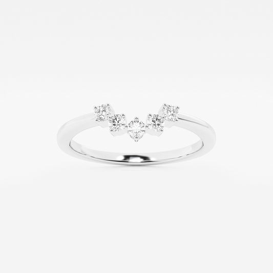Karina Round Lab Grown Diamond Collar Wedding Band