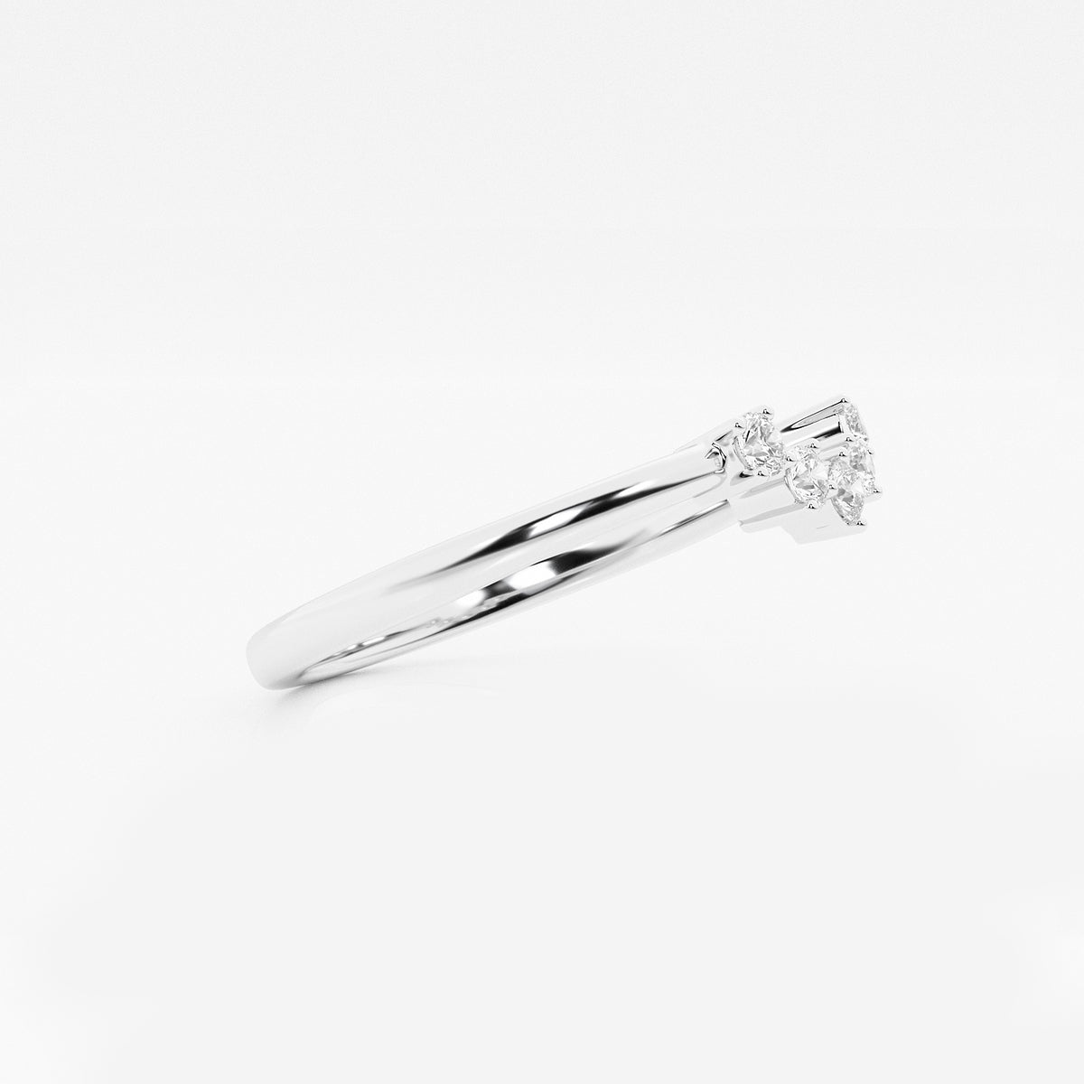 Karina Round Lab Grown Diamond Collar Wedding Band