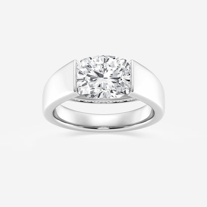 Diamond ring on a white background