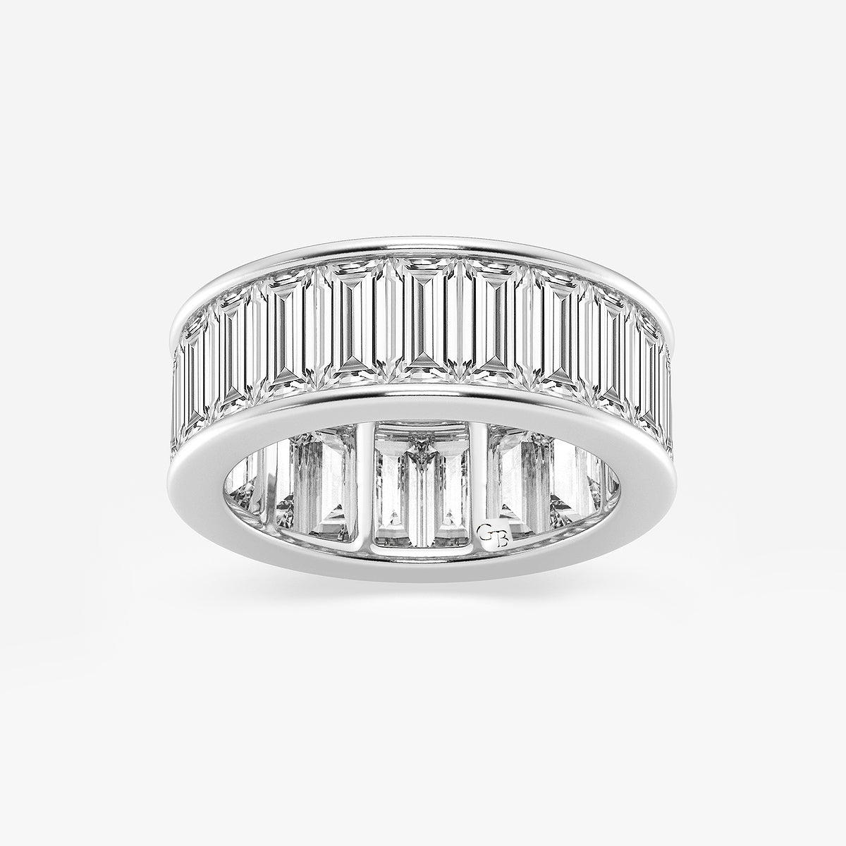 Naomi 6 7/8 ctw Baguette Lab Grown Diamond Channel Set Eternity Band
