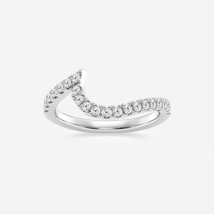 Aquila 1/4 ctw Round Lab Grown Diamond  Wedding Band