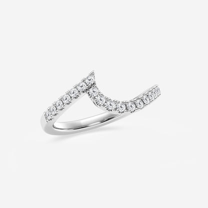 Aquila 1/4 ctw Round Lab Grown Diamond  Wedding Band