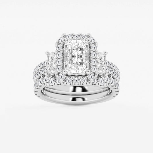 Harmony Radiant Diamond Bridal Set