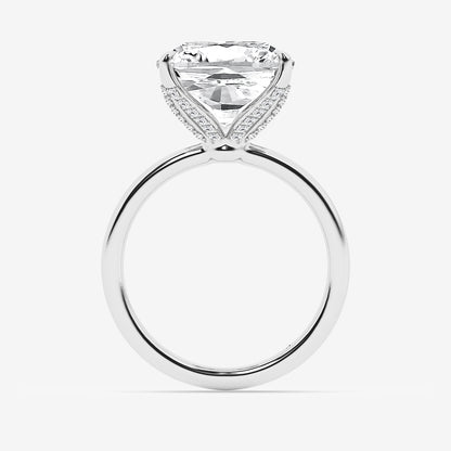 Cushion Cut Lab Grown Diamond Engagement Ring