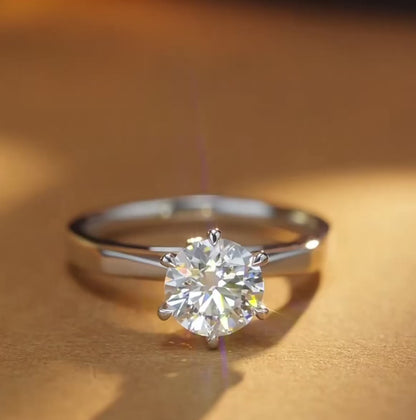 Ethereal Bridge Cathedral Engagement Ring