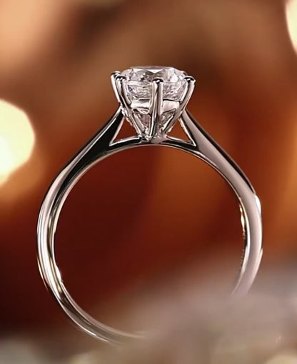 Ascendant Cathedral Solitaire Engagement Ring